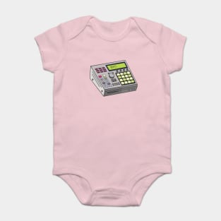 Beat Maker (Grey Shadows + Mystic Maroon Colorway) Analog / Music Baby Bodysuit